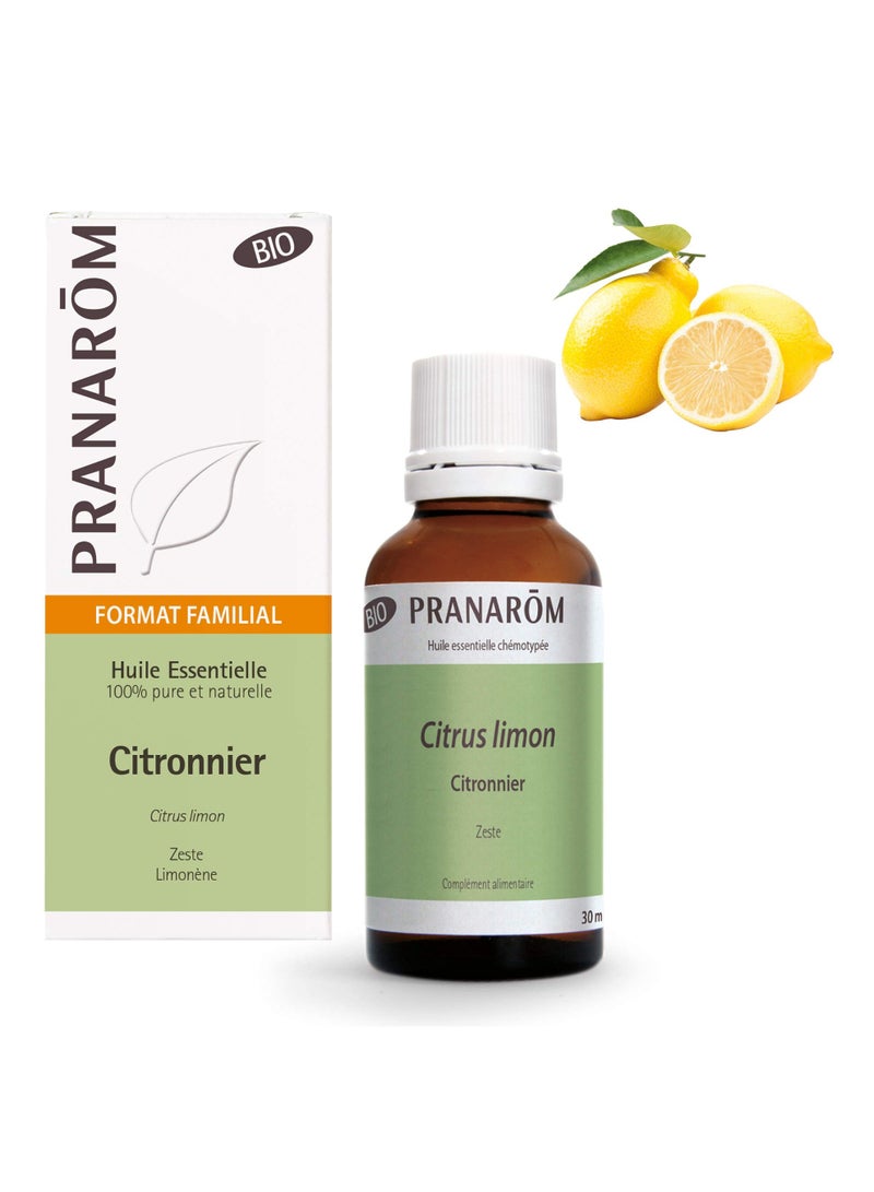 PRANAROM Pranarôm Lemon Essential Oil (Citrus limon) Organic 30ml - Image 3